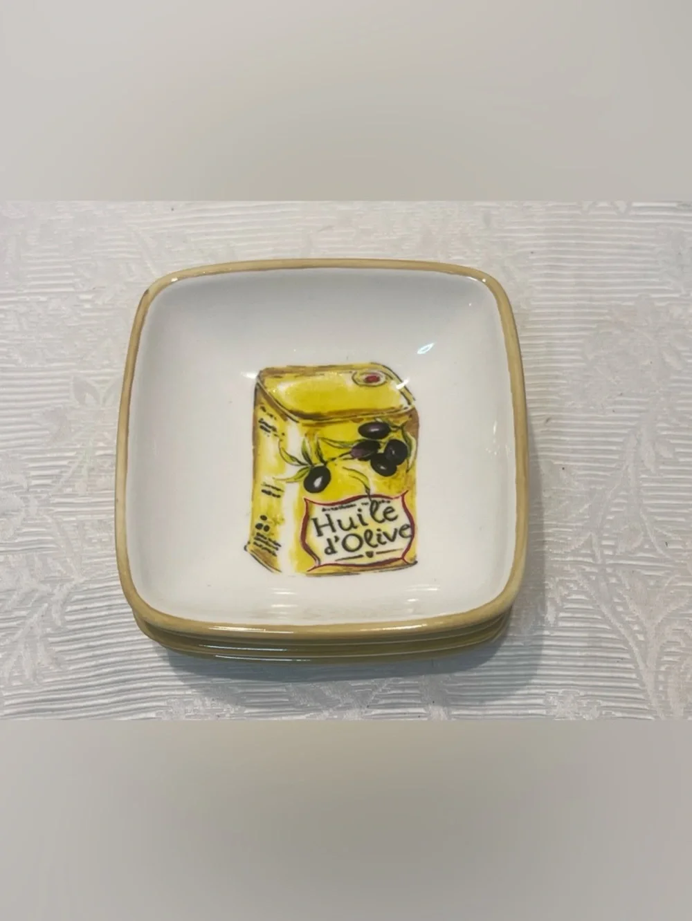 Williams and Sonoma Appetizer or Oil Plates 5